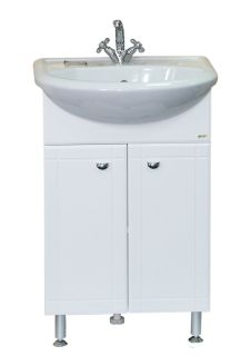 Напольная тумба под раковину Misty Уют 45см белый